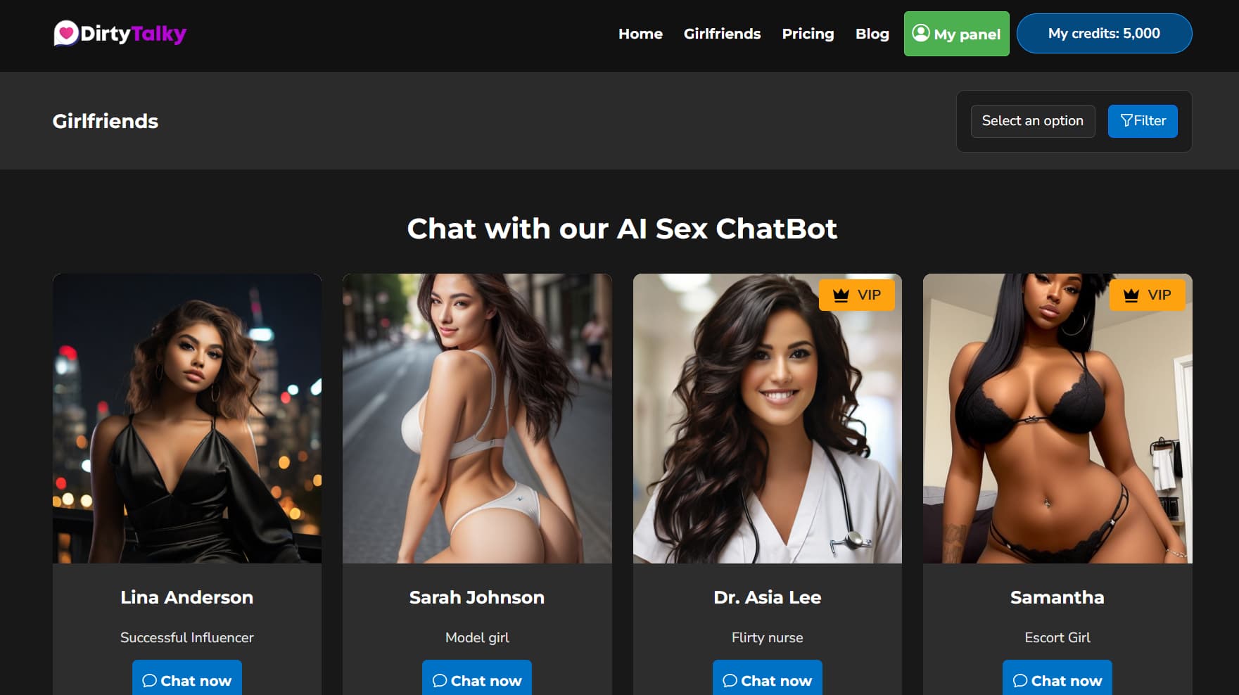 Talk Dirty With AI