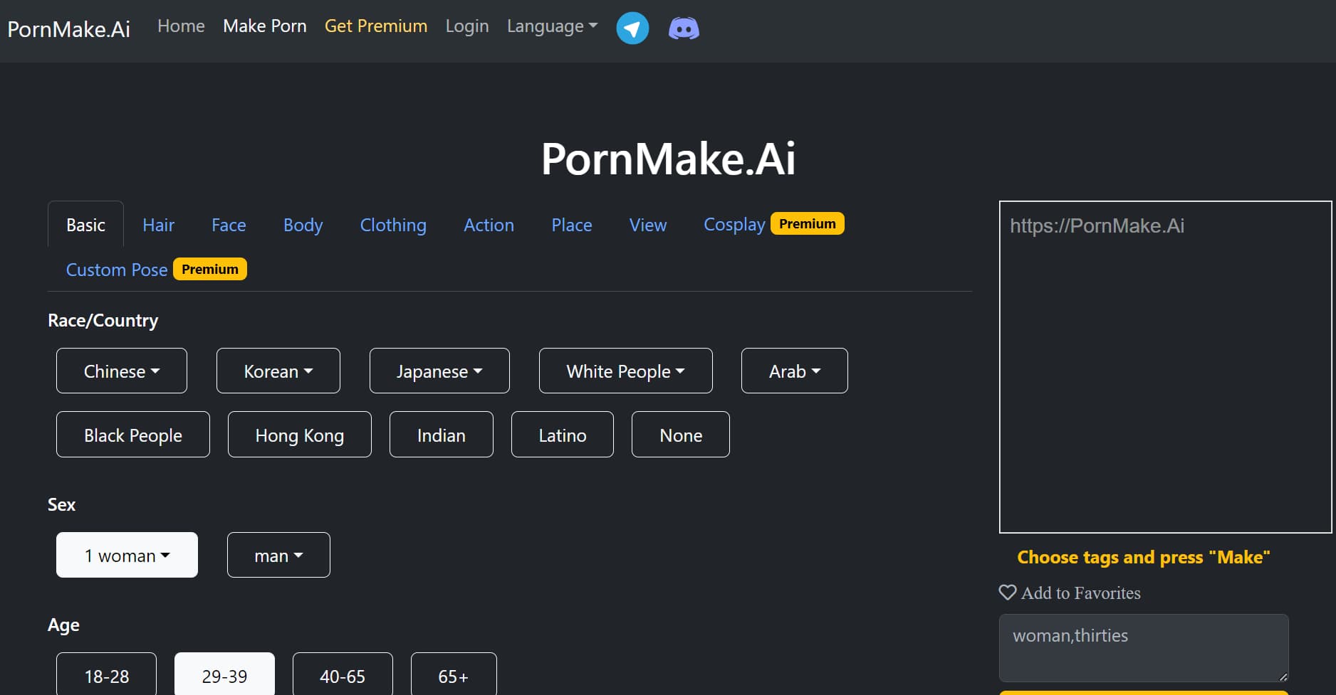 AI Deep Fake Nude Generator By Pornmake AI