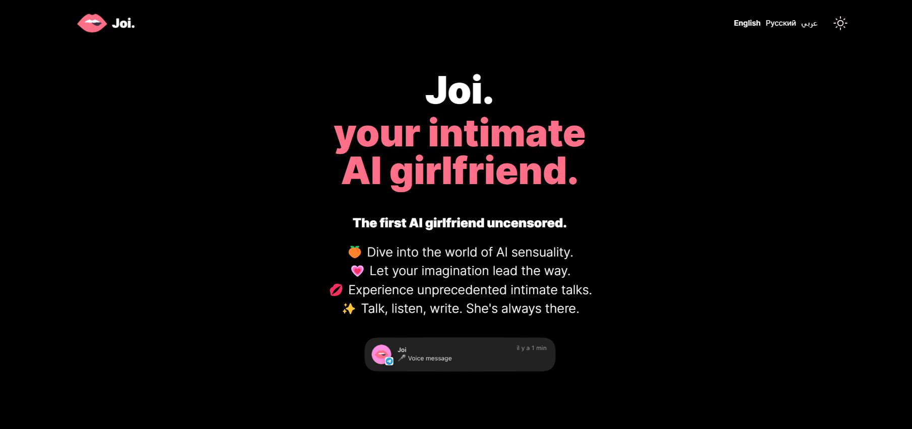 Joi AI Chatbot