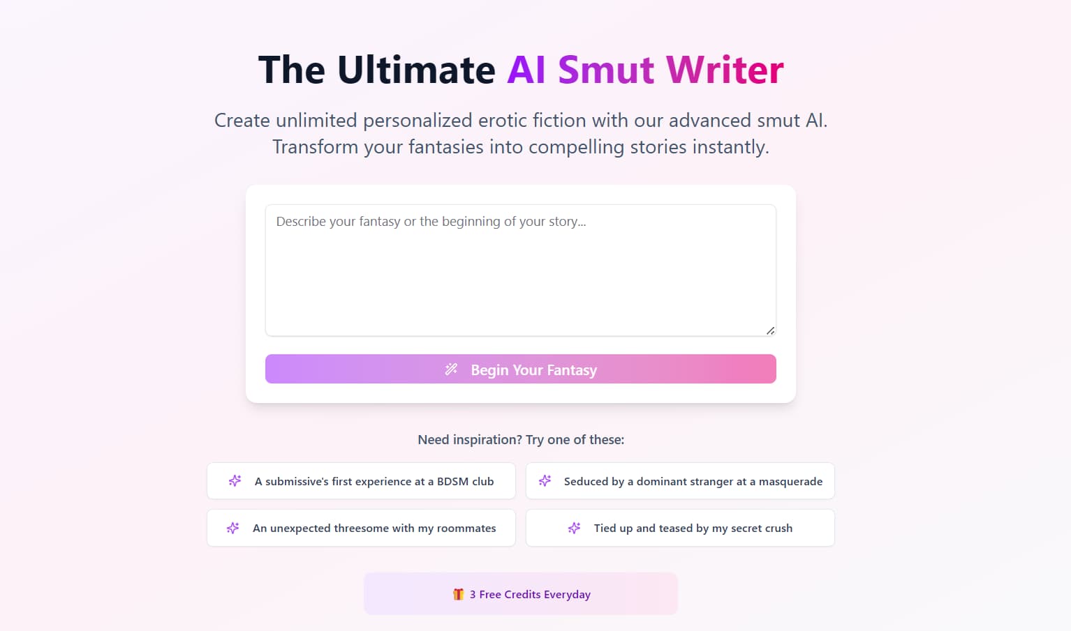 AI Smut Writer