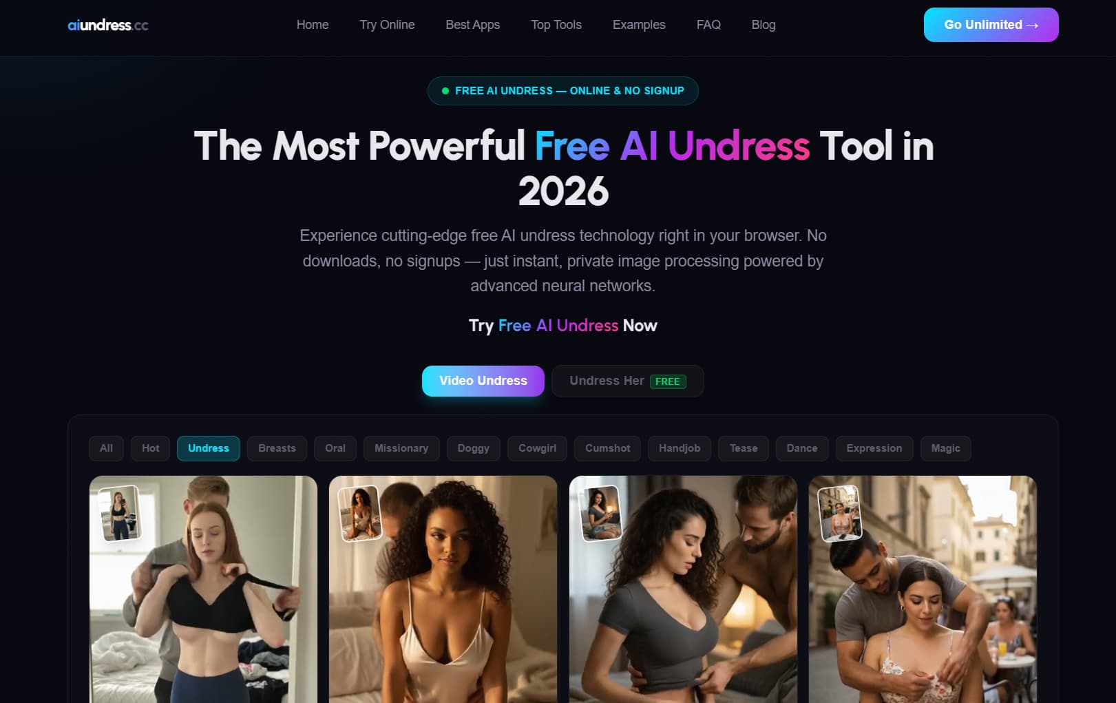 Free AI Undress Video